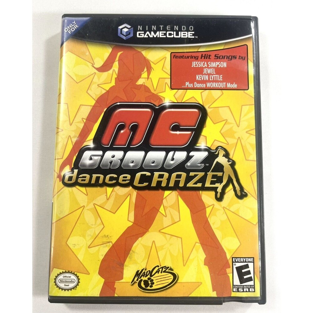 MC Groovz Dance Craze Nintendo GameCube, 2004 Complete with Manual Tested